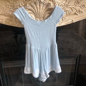 L-Space Light Blue Romper